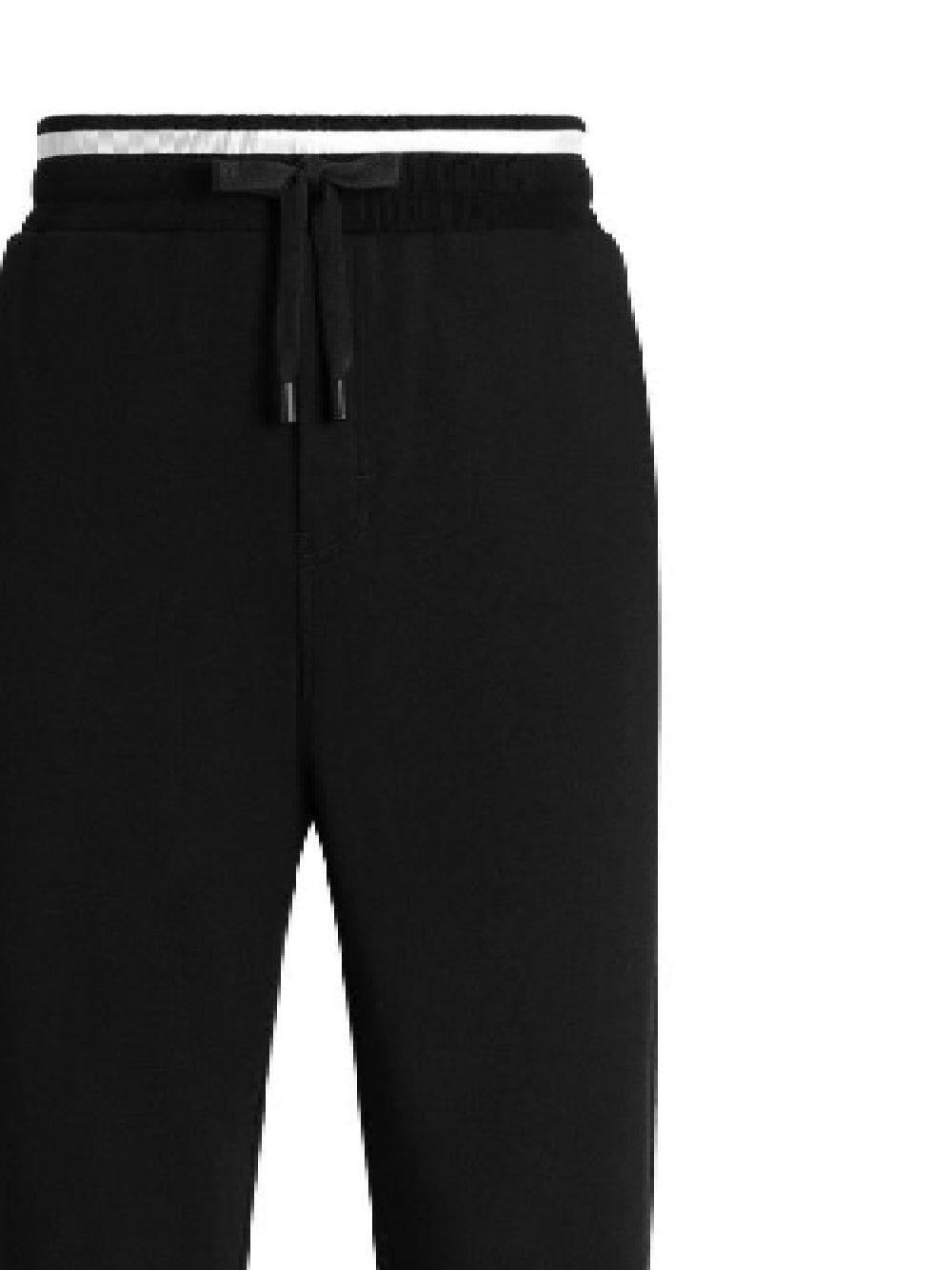 Dolce & Gabbana Drawstring Track Pants In Black