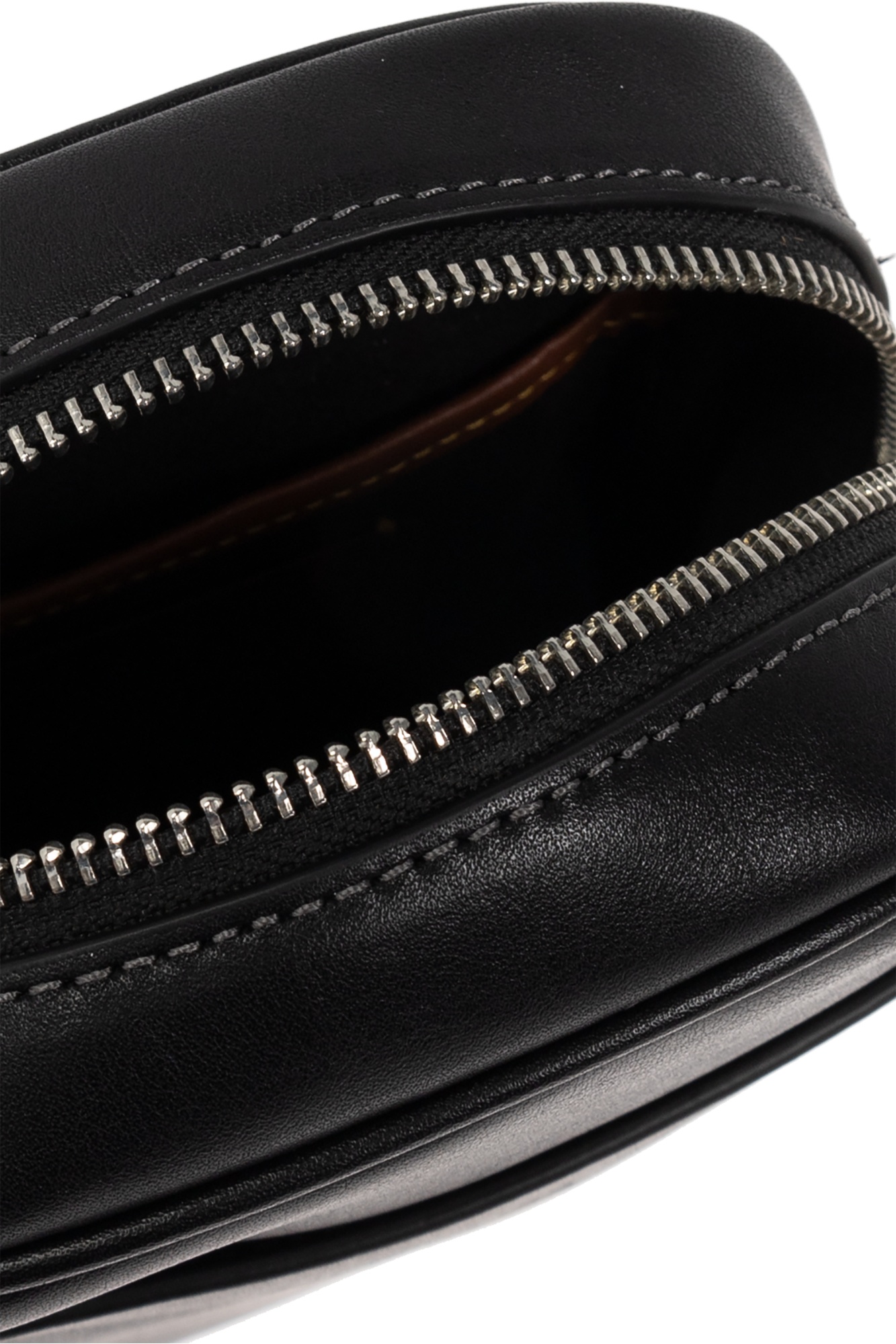 Coach Zip-open Shoulder Bag In Black
