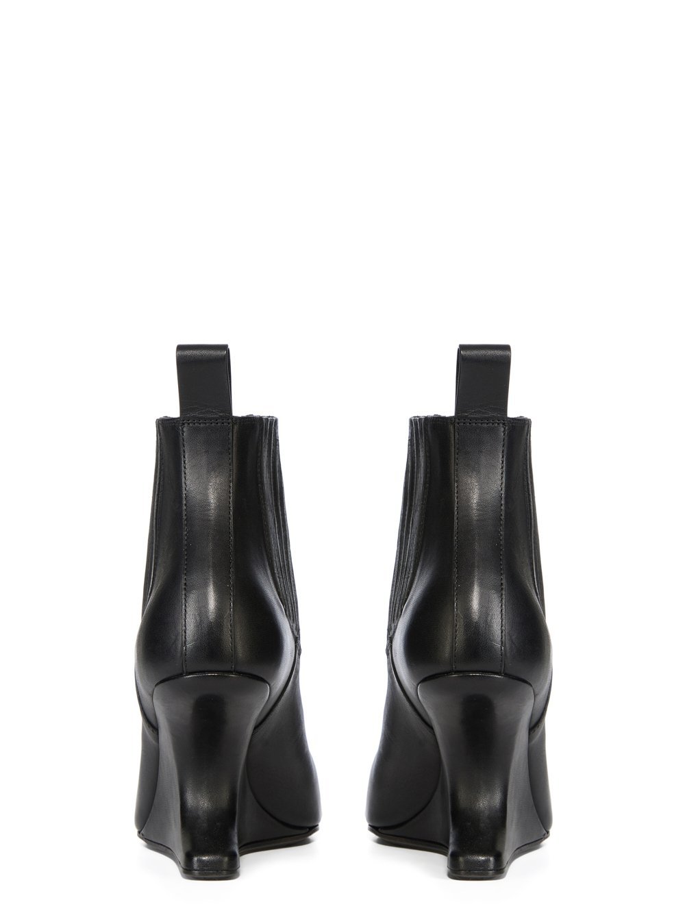 Rick Owens Ankle Boot With Pointed Toe And Sculptural Heel In Black
