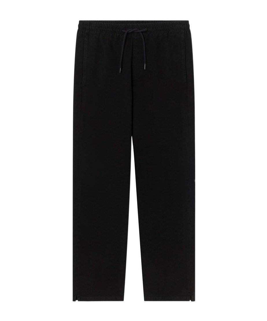 Apc Renato Pleated Wool Trousers In Black