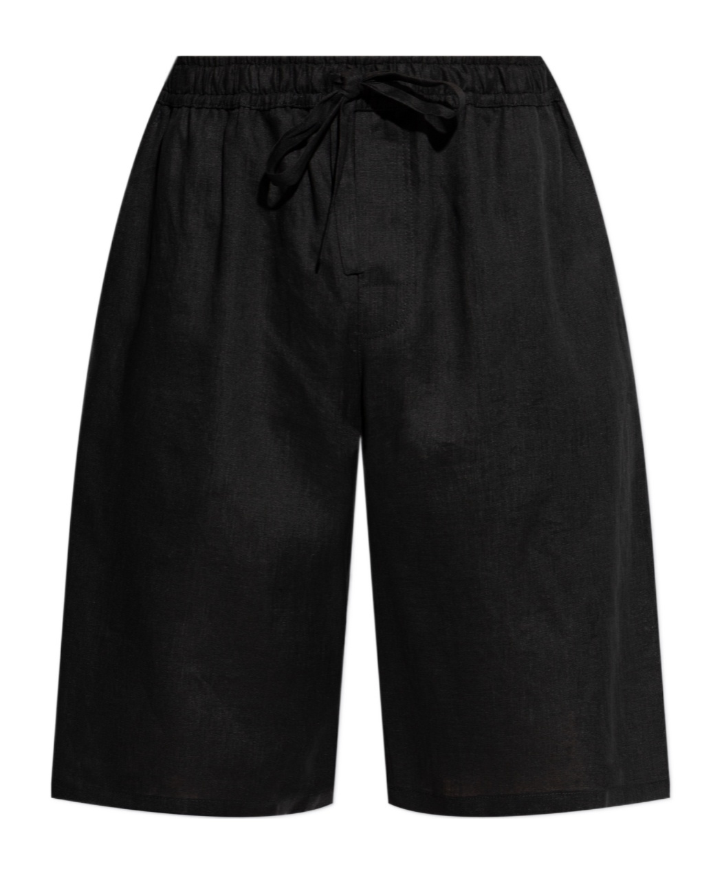 Dolce & Gabbana Drawstring-waist Cotton-blend Track Shorts In Black