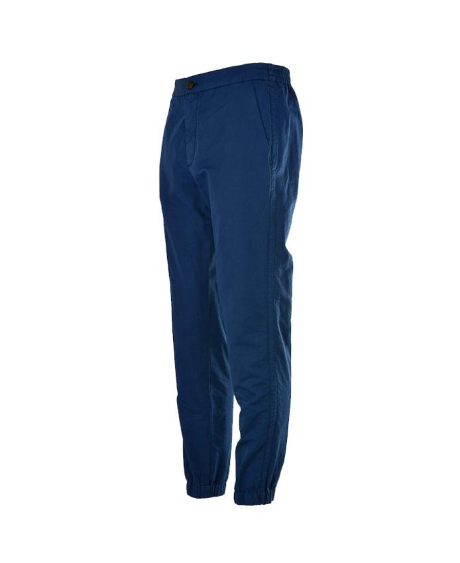 Zegna Straight Casual Pants In Blue
