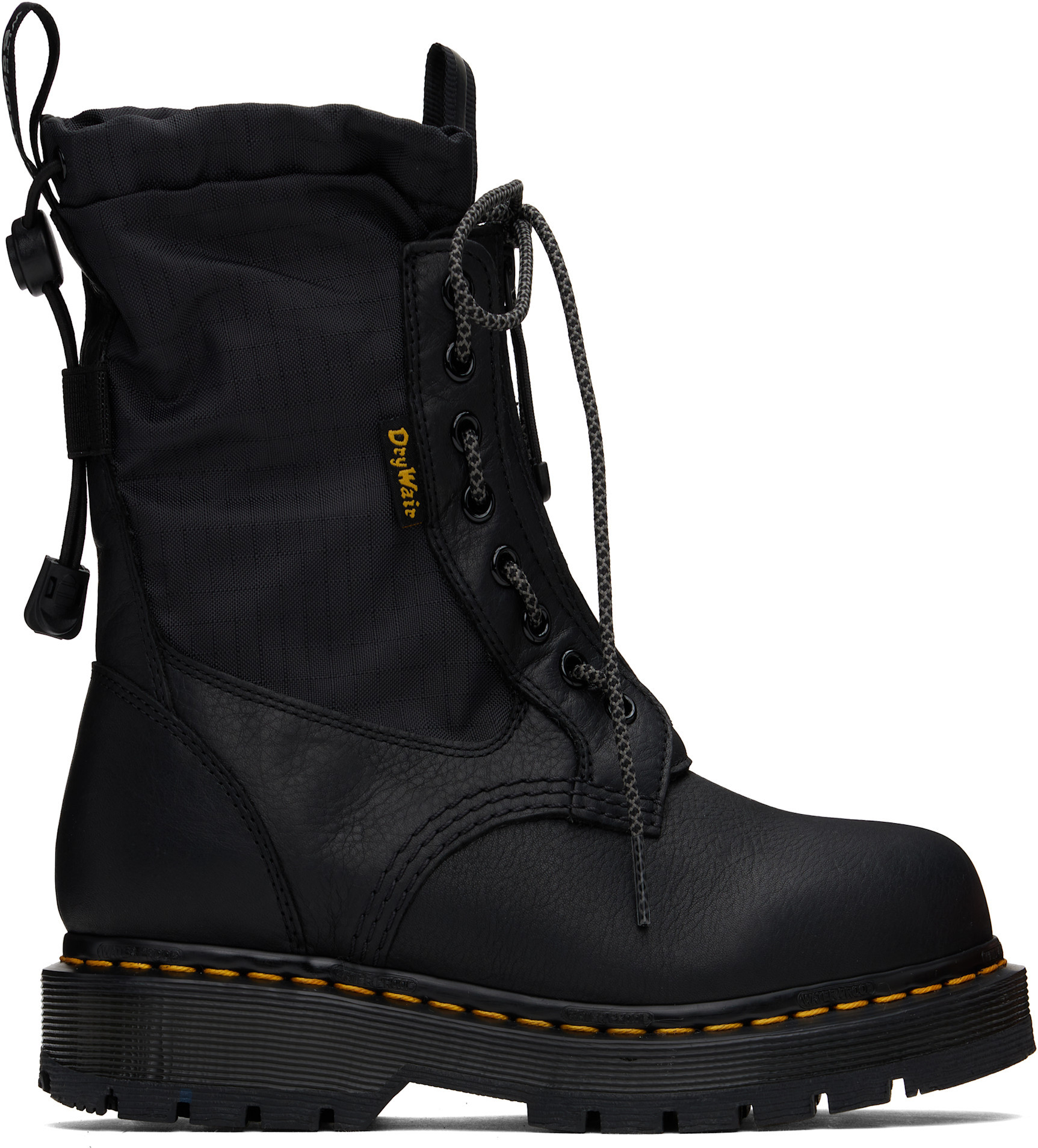 Dr. Martens' Laced Boots In Black