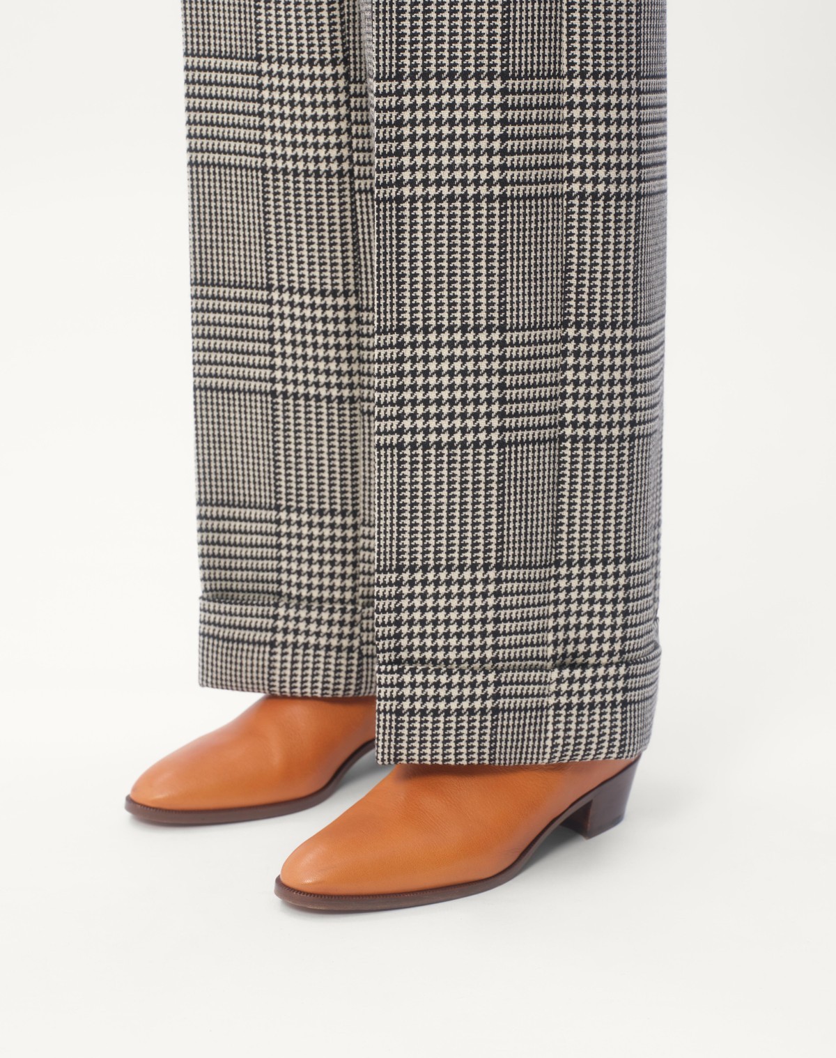 Valentino Pat Ankle Boot In Kidskin In Brown