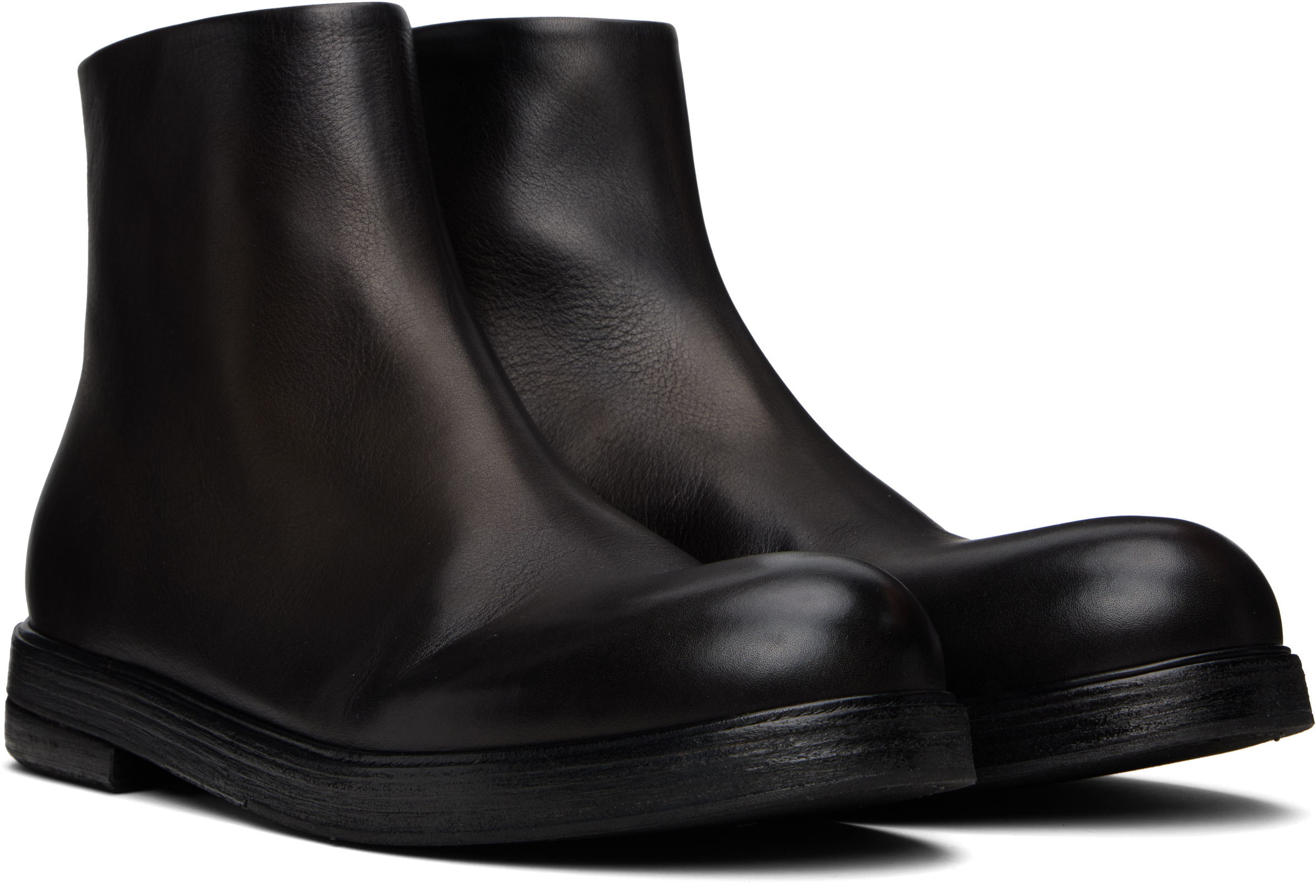 Marsèll Zucca Zeppa Ankle Boots In Black