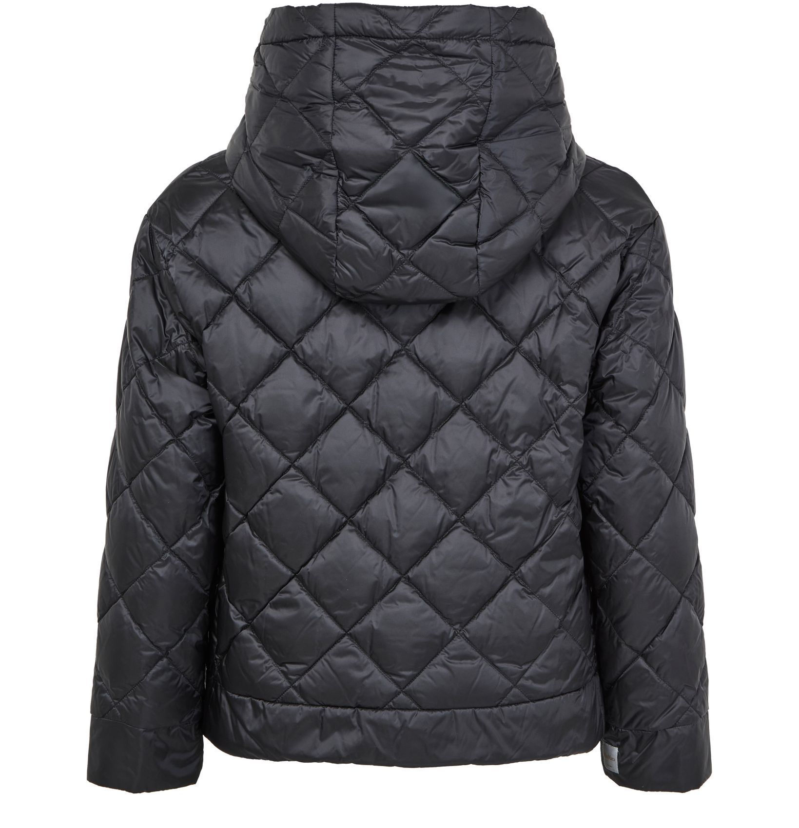 Max Mara Disoft Nylon Down Jacket In Black