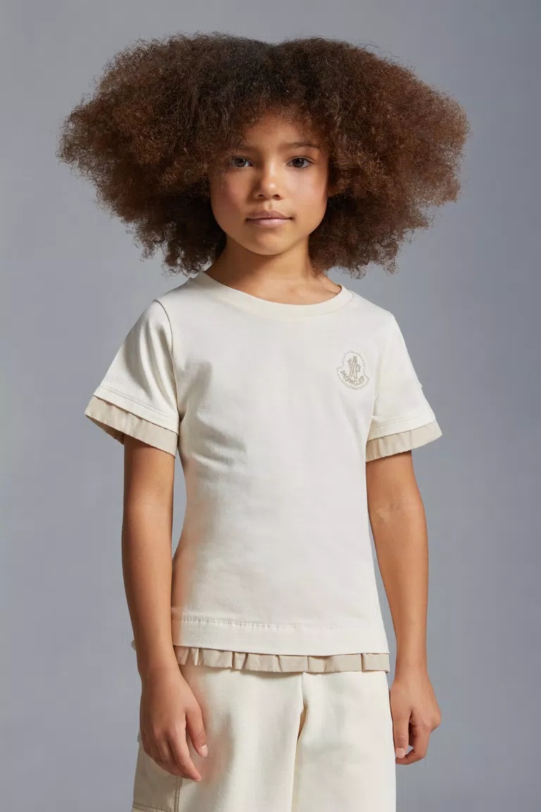 MONCLER MONCLER ENFANT RUFFLED T-SHIRT
