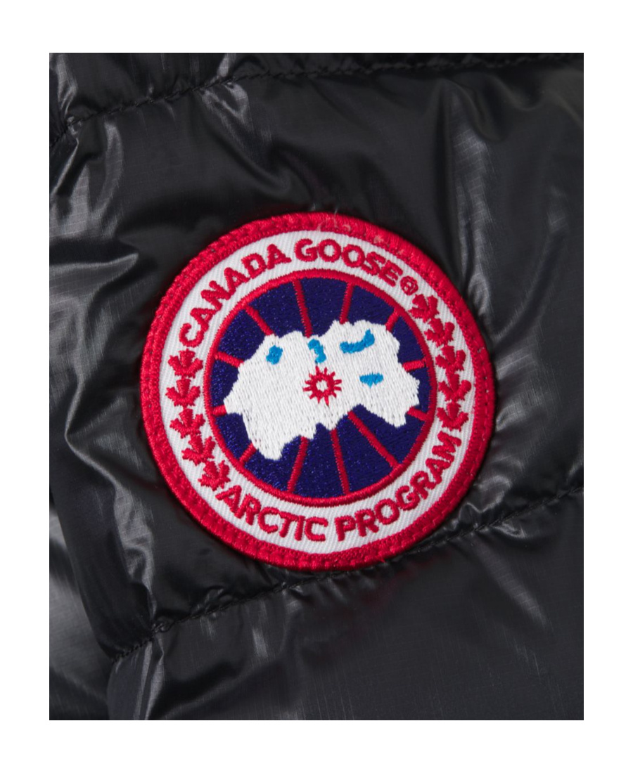 Shop Canada Goose Crofton Padded Down Jacket In Black