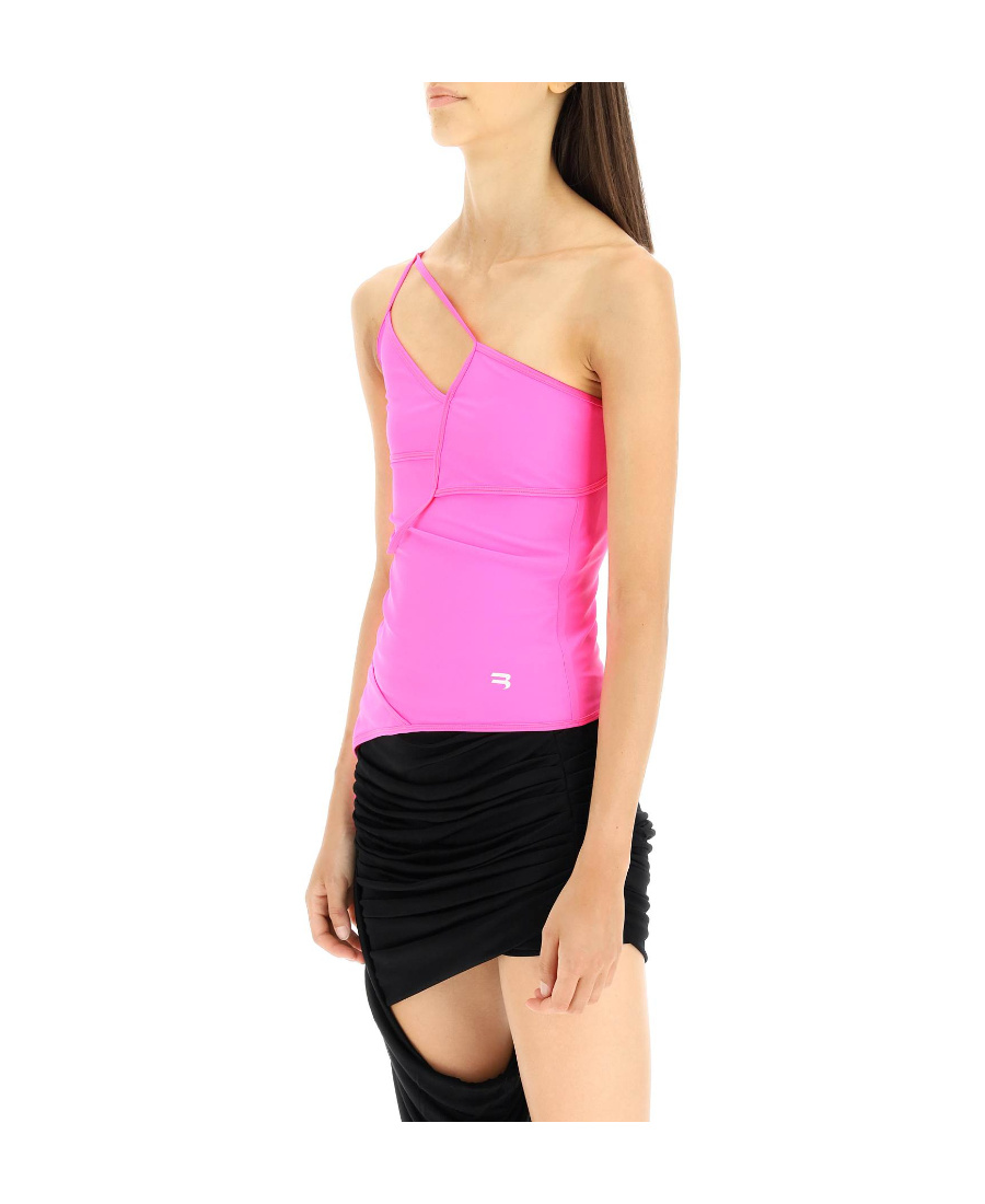 Balenciaga Logo Shoulder Vest In Pink