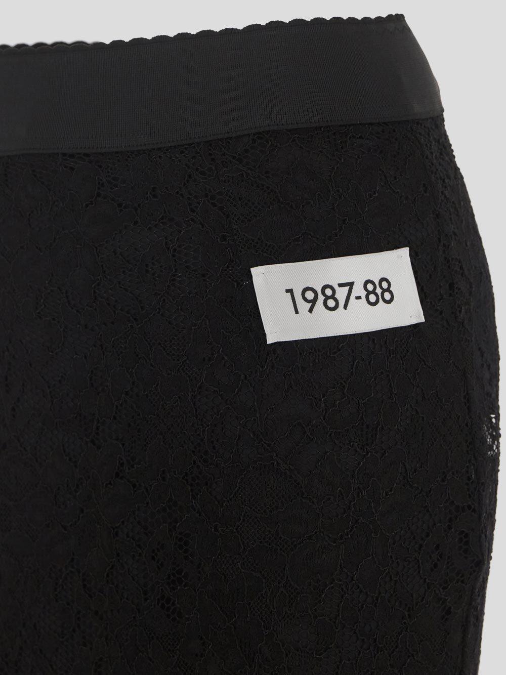 Dolce & Gabbana Synthetic Fibers Skirt In Black