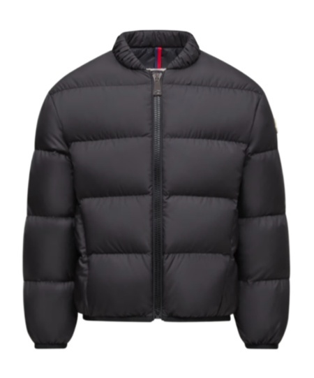 Moncler Ora Down Bomber Jacket In Black