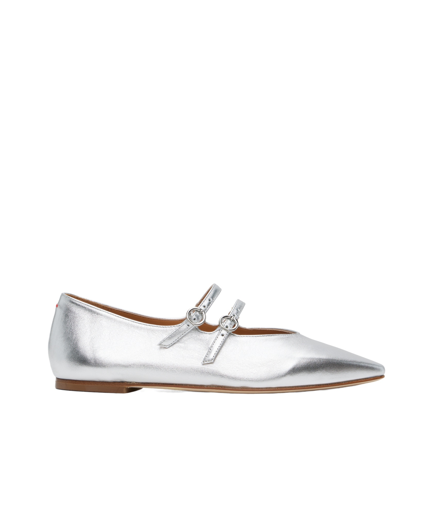 Aeyde Franny Ballerina Shoes In White