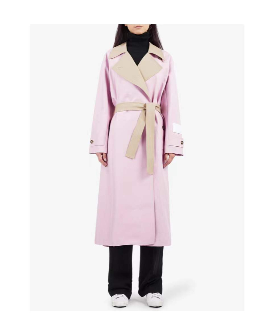 MSGM LAPEL BELT TRENCH COAT 