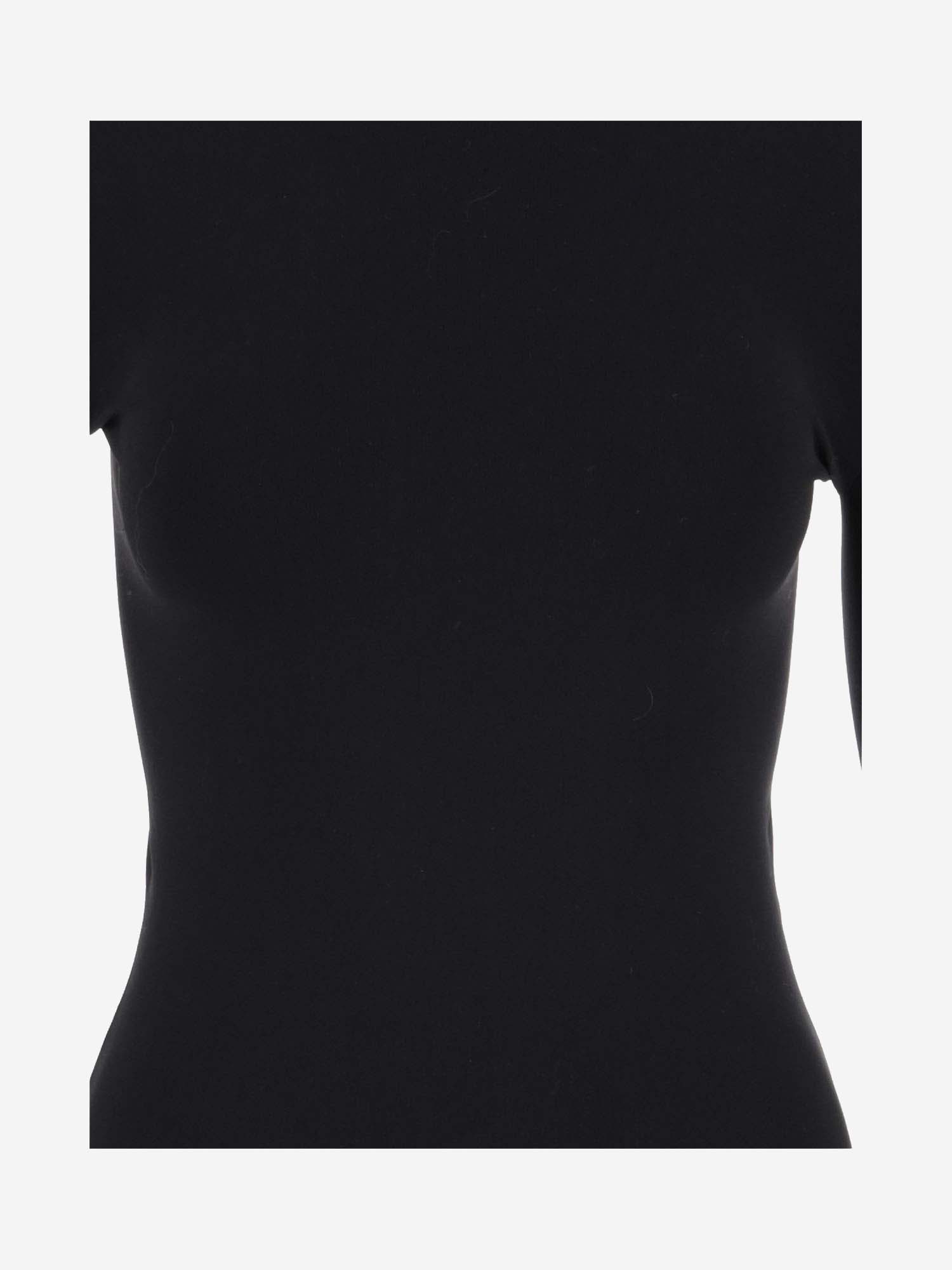 The Row Leoline Turtleneck Virgin Wool Maxi Dress In Black