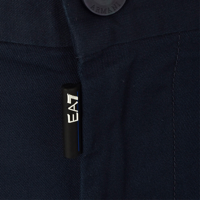 Emporio Armani Logo Printed Shorts In Black