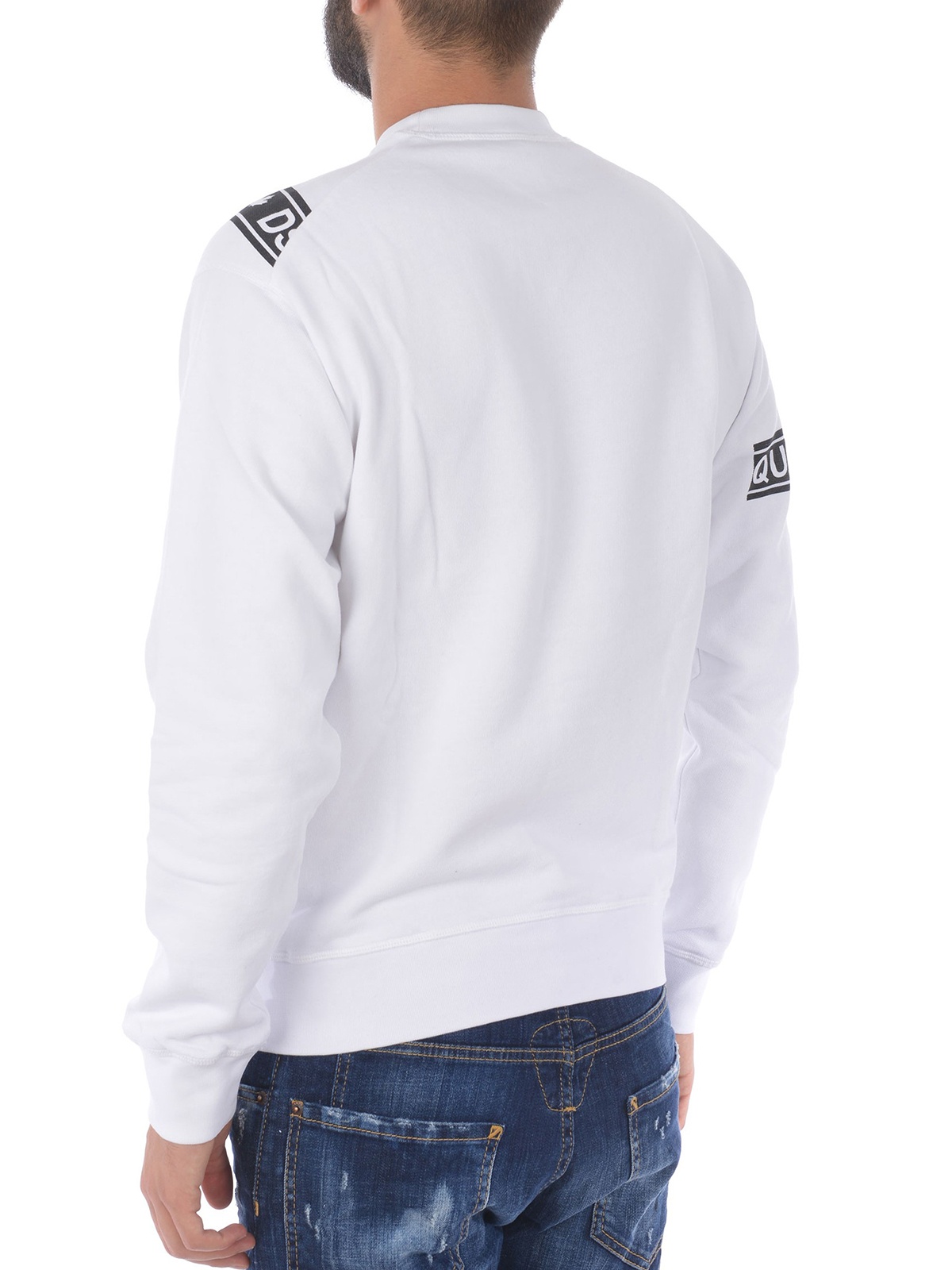 Dsquared2 Logo Sweater In White