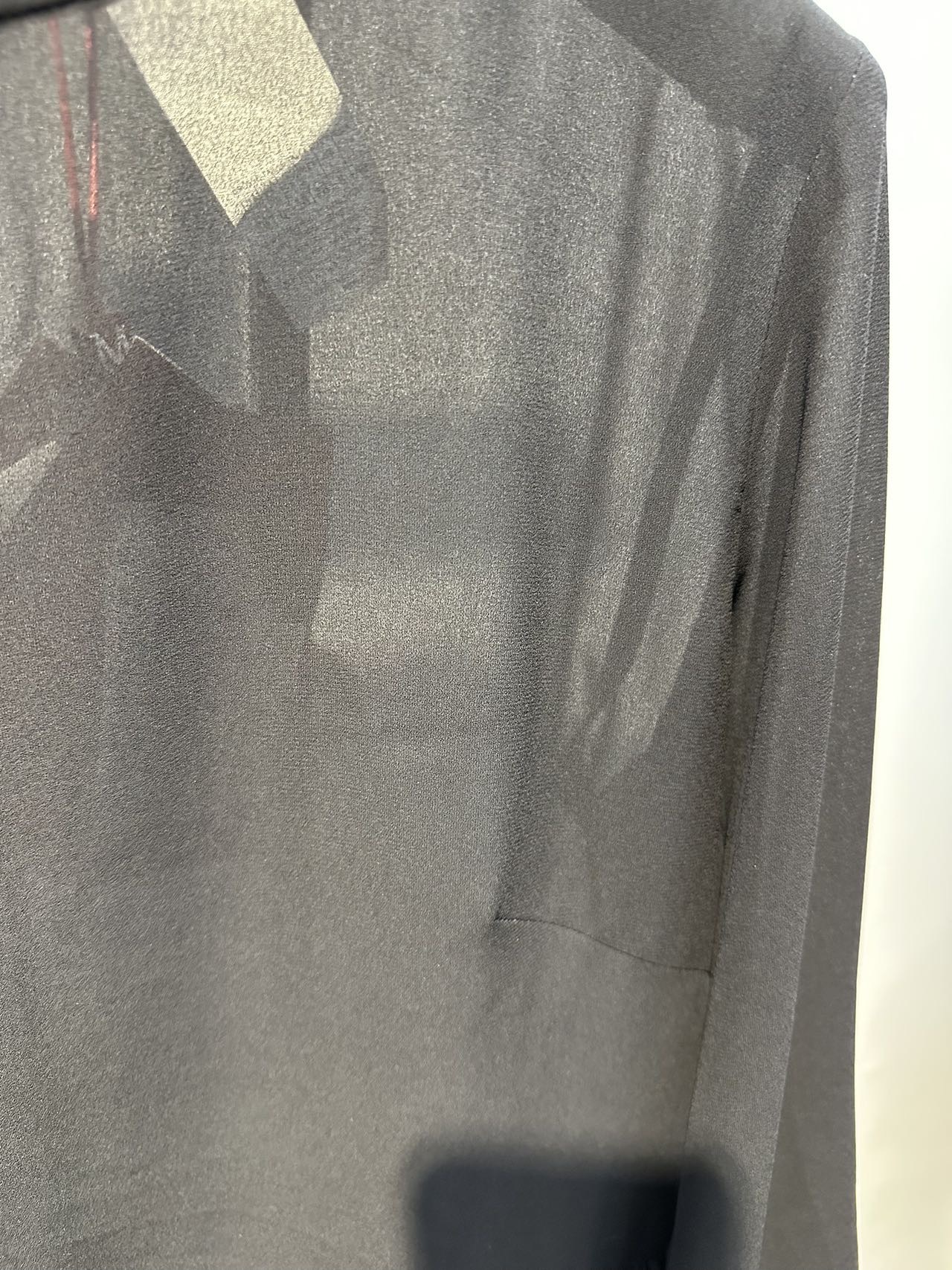 Max Mara Long-sleeved Blouse In Black