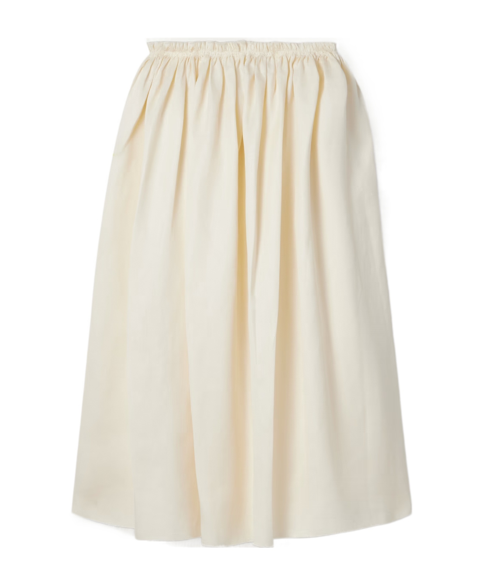 Gabriela Hearst Chiara Linen Midi Skirt In Neutral