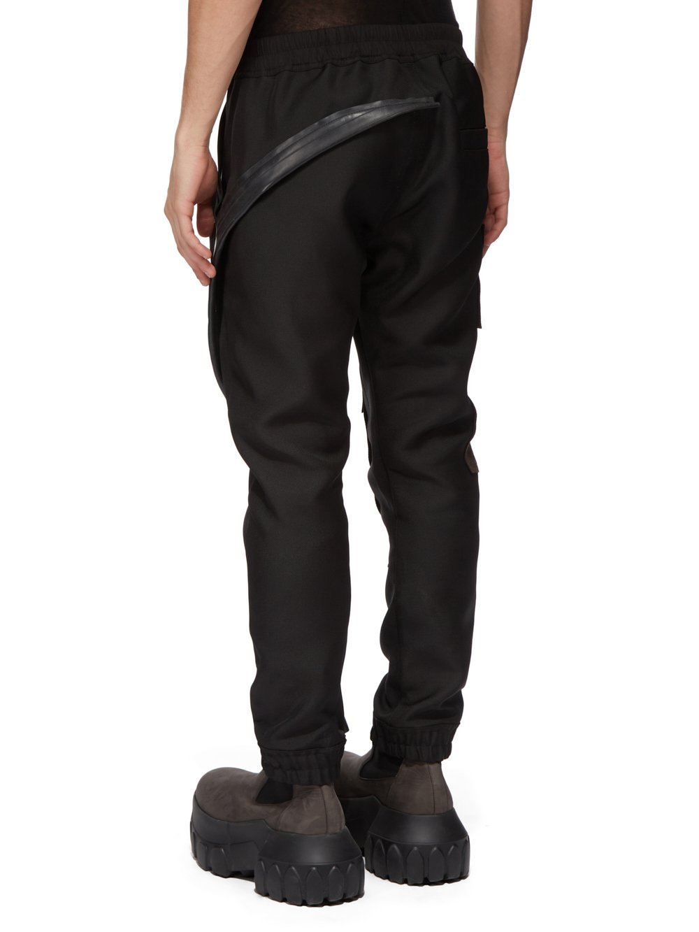 Rick Owens Drawstring Casual Pants In Black