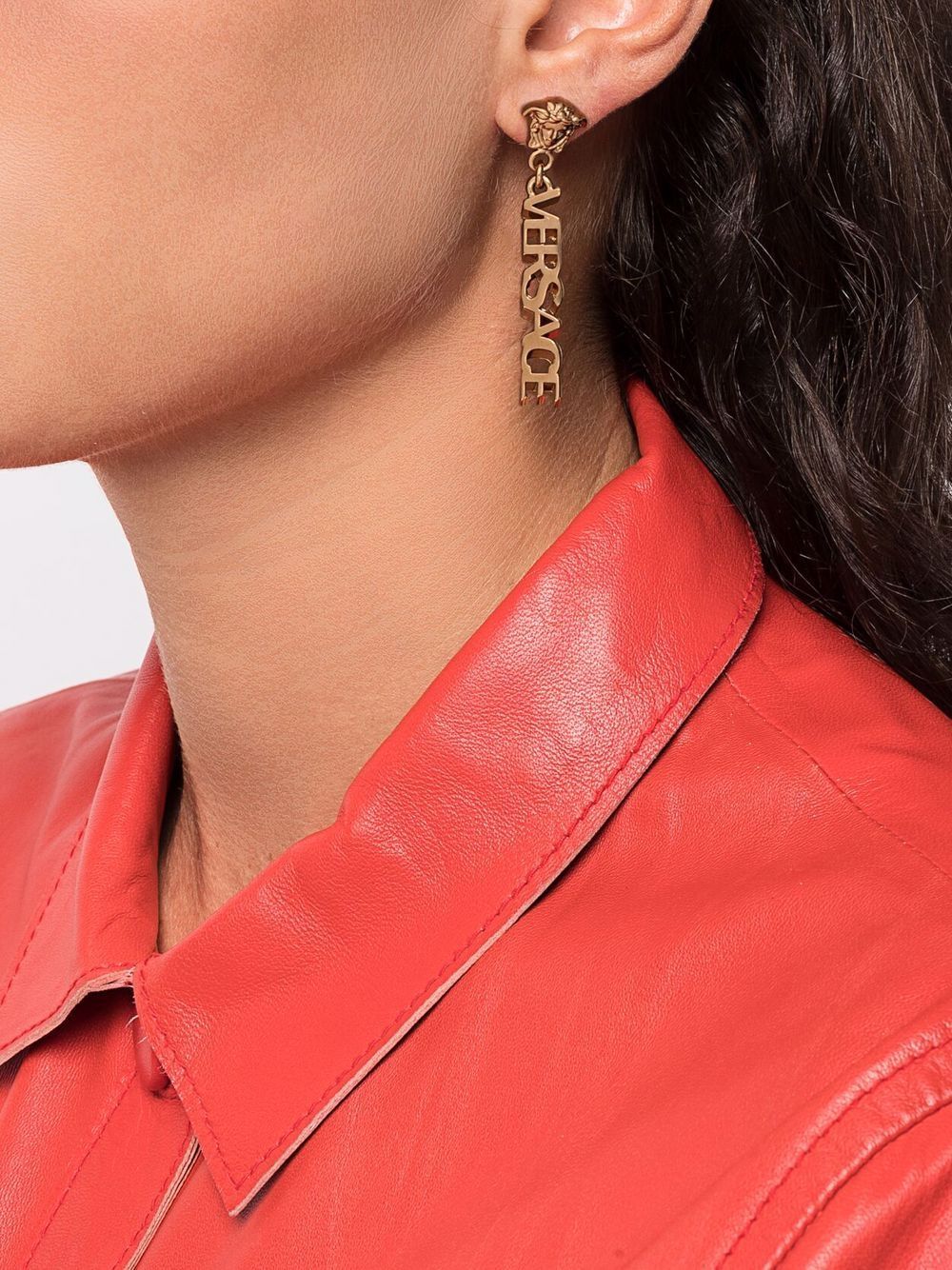 VERSACE VERSACE MEDUSA HEAD MOTIF EARRINGS