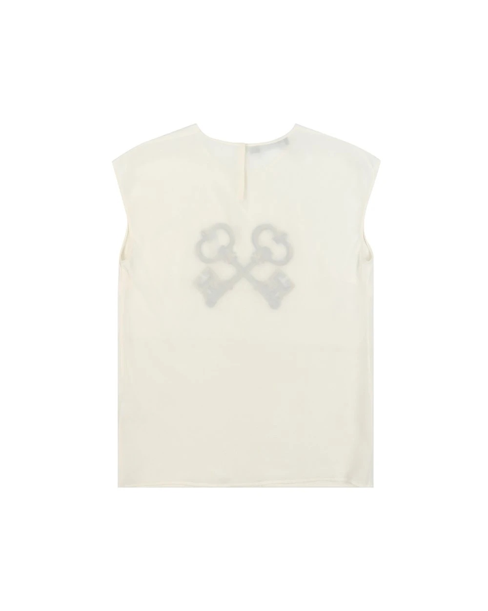 Dolce & Gabbana Sleeveless T-shirt In White