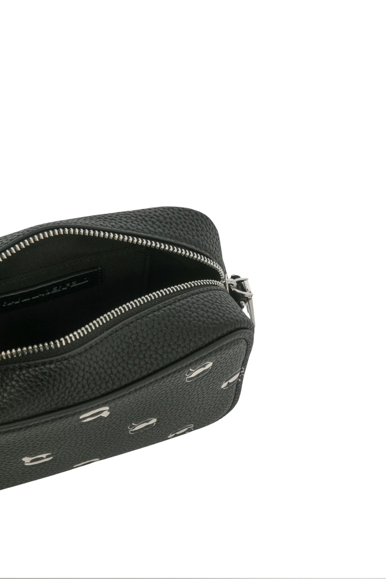 Karl Lagerfeld Ikon Cross Body Bag In Black