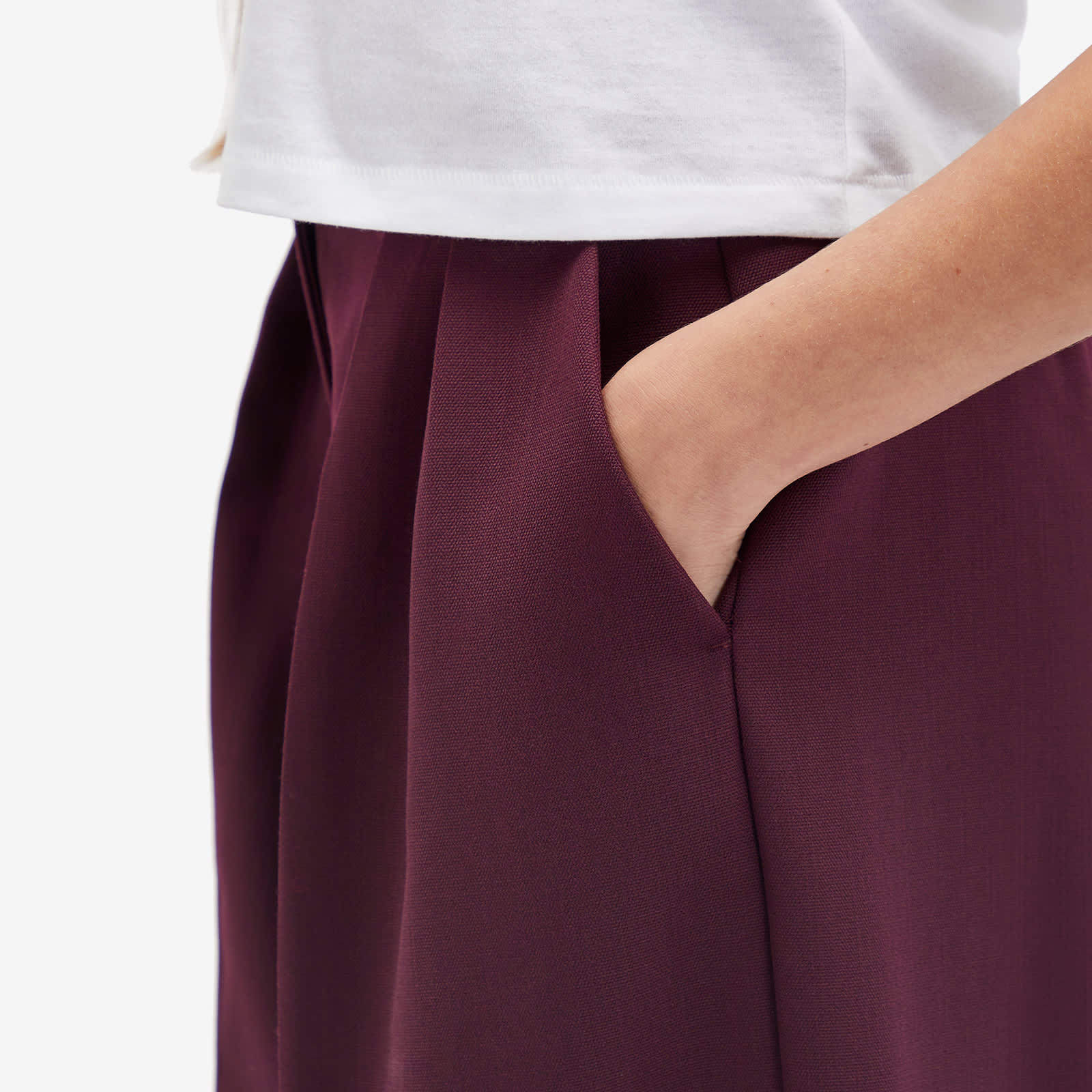 ANINE BING WAISTBAND LOOP CASUAL PANTS