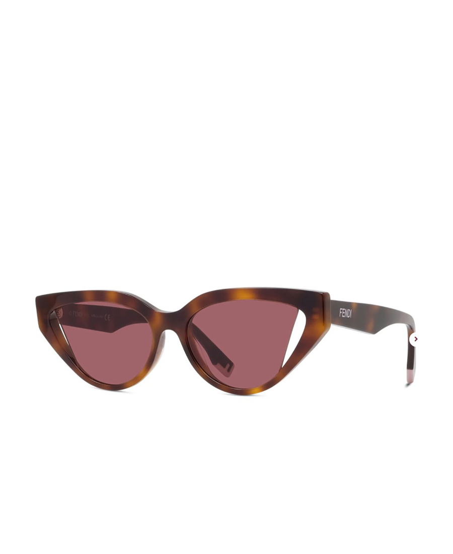 Fendi Eyewear Cat-eye Frame Sunglasses In Pink