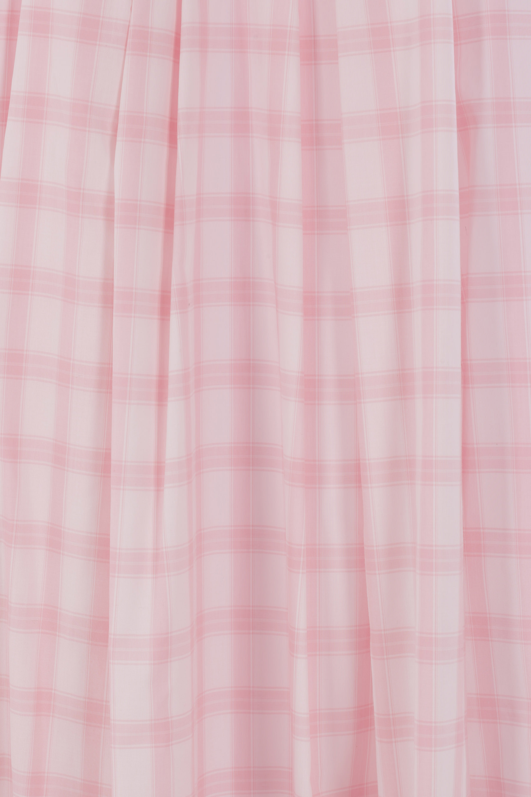 Loewe Pleated Checked Cotton-voile Mini Dress In Pink
