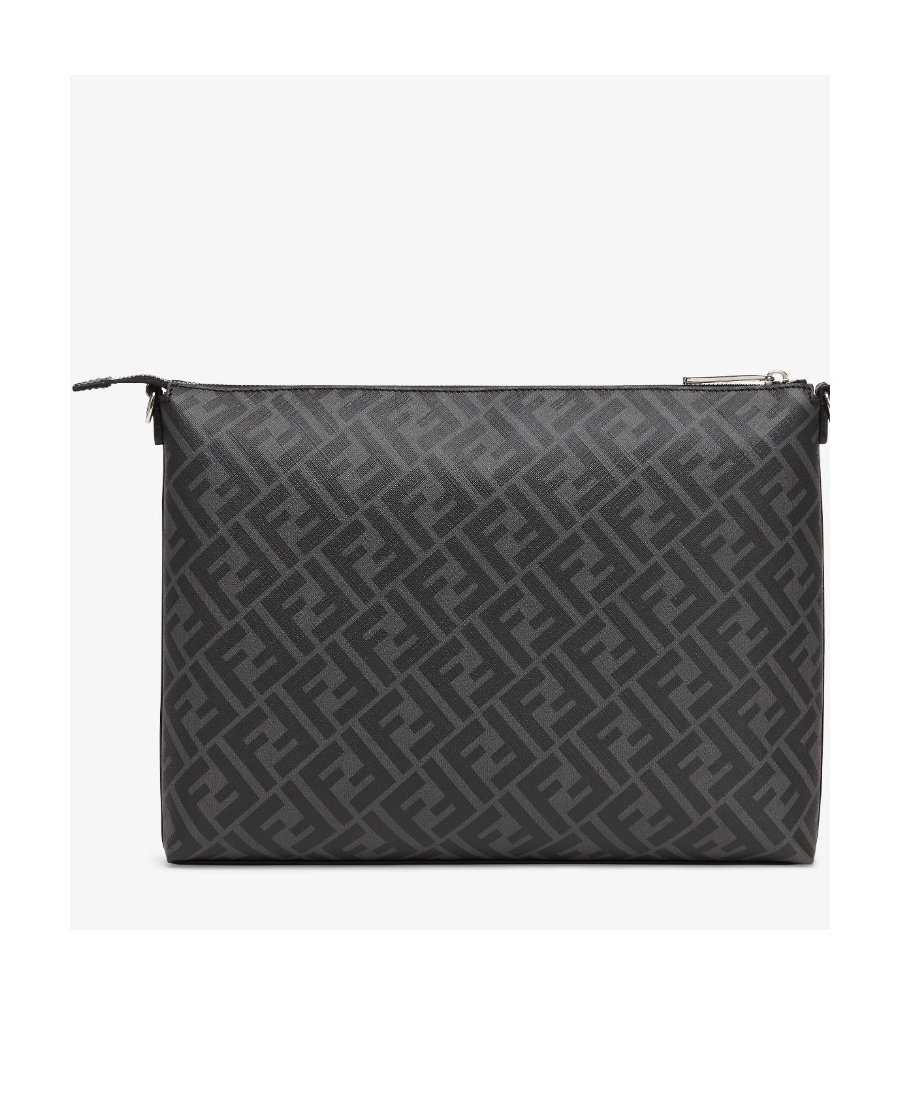 FENDI GREY FABRIC BAG