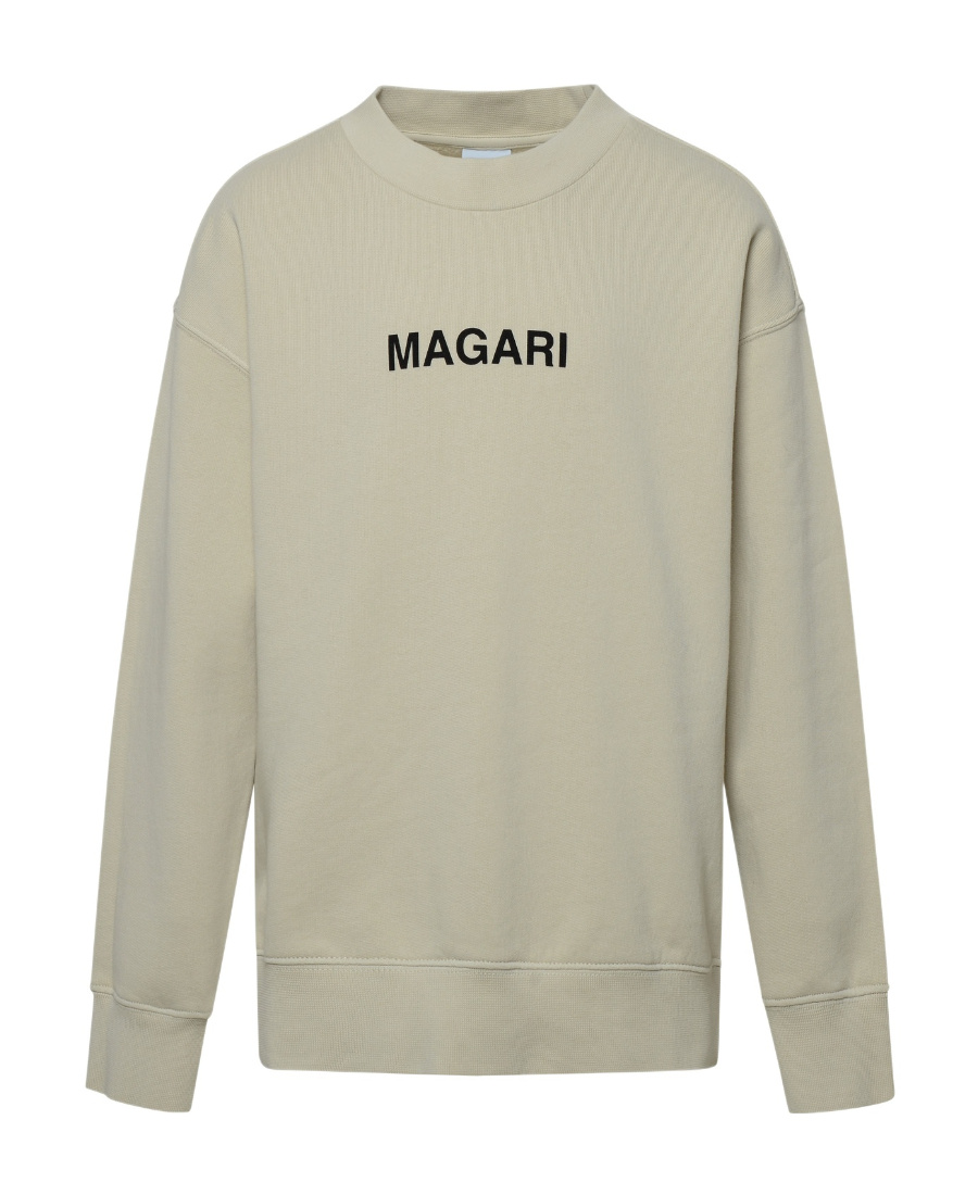 Aspesi Logo-print Cotton Sweatshirt In Nude