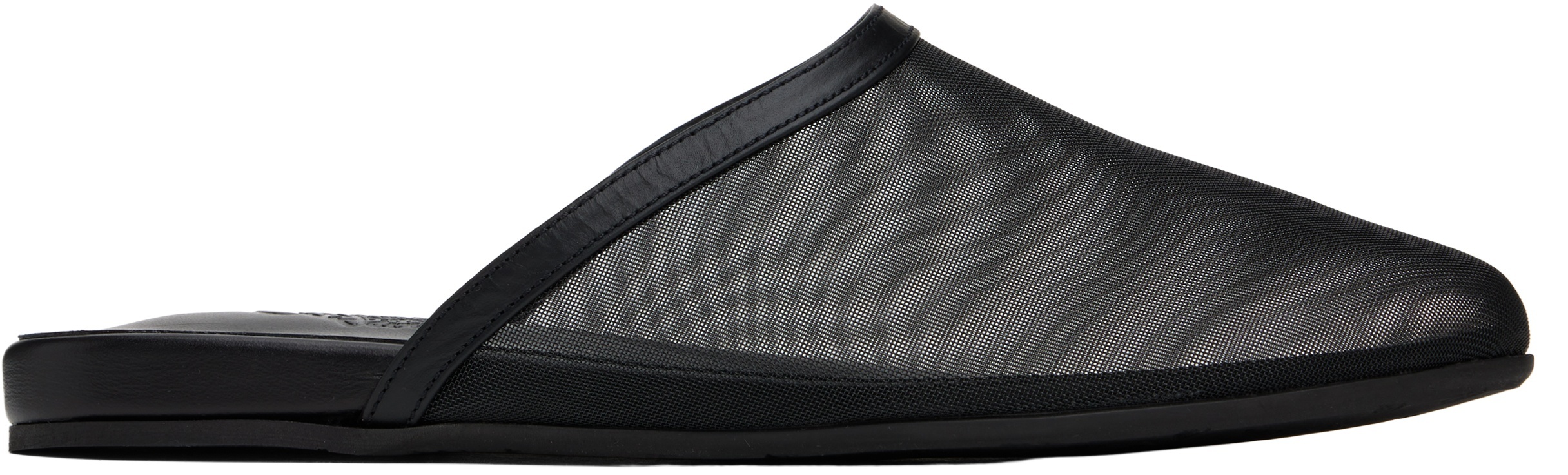Shop Ancient Greek Sandals Round Toe Mules In Black