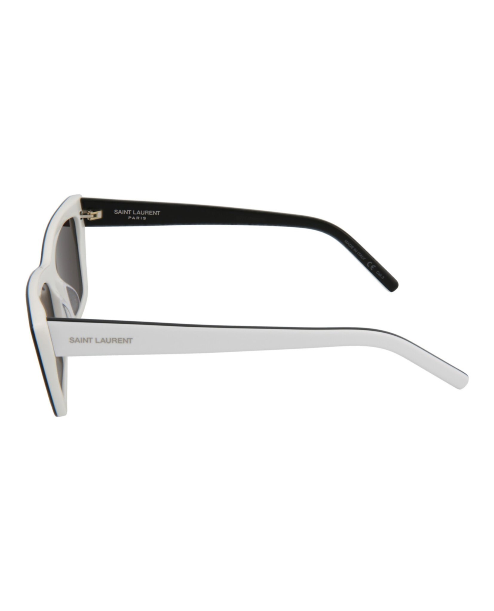 Saint Laurent Black Sl 276 Square Cat-eye Sunglasses In Black