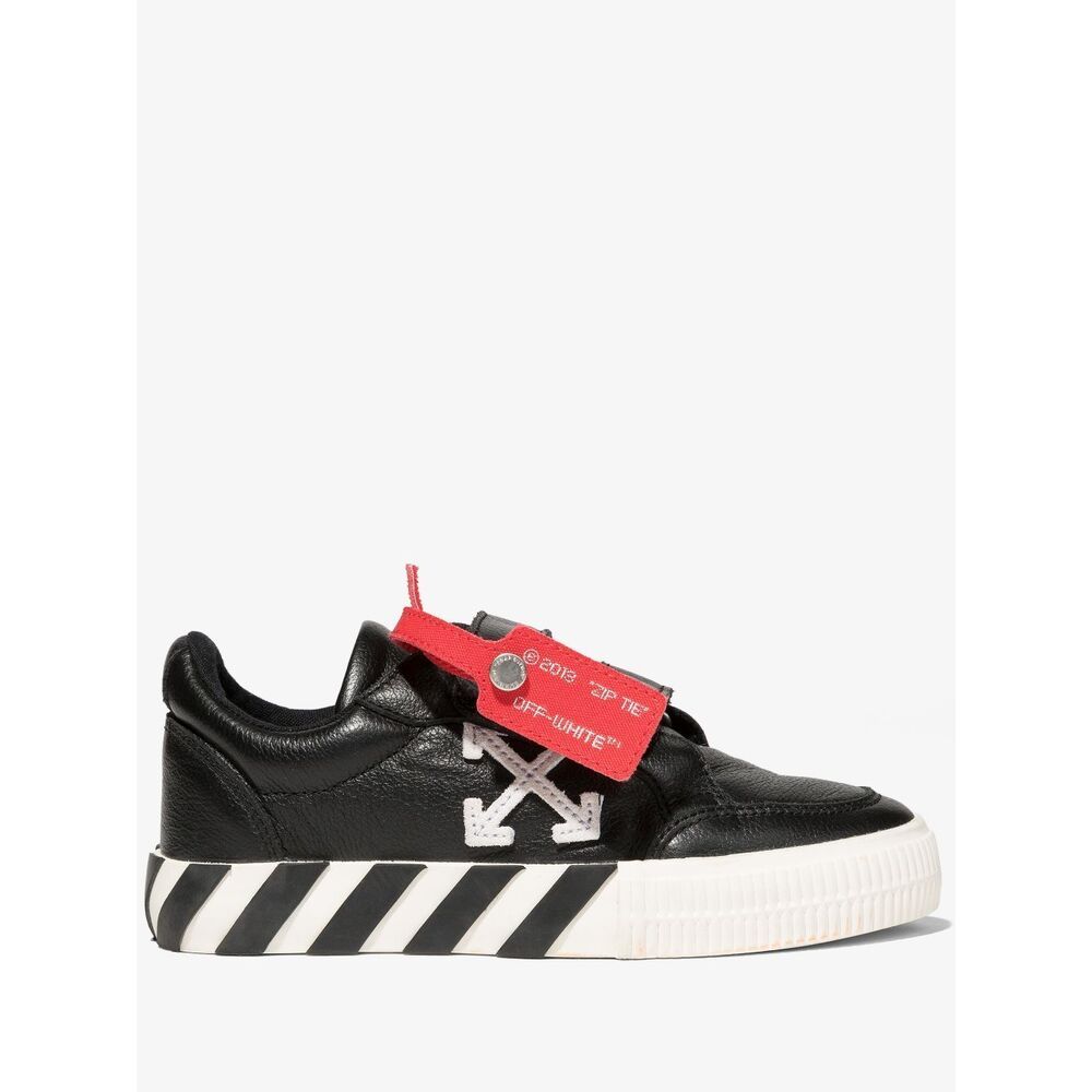 Off-white Vulcanized Sneakers In Black
