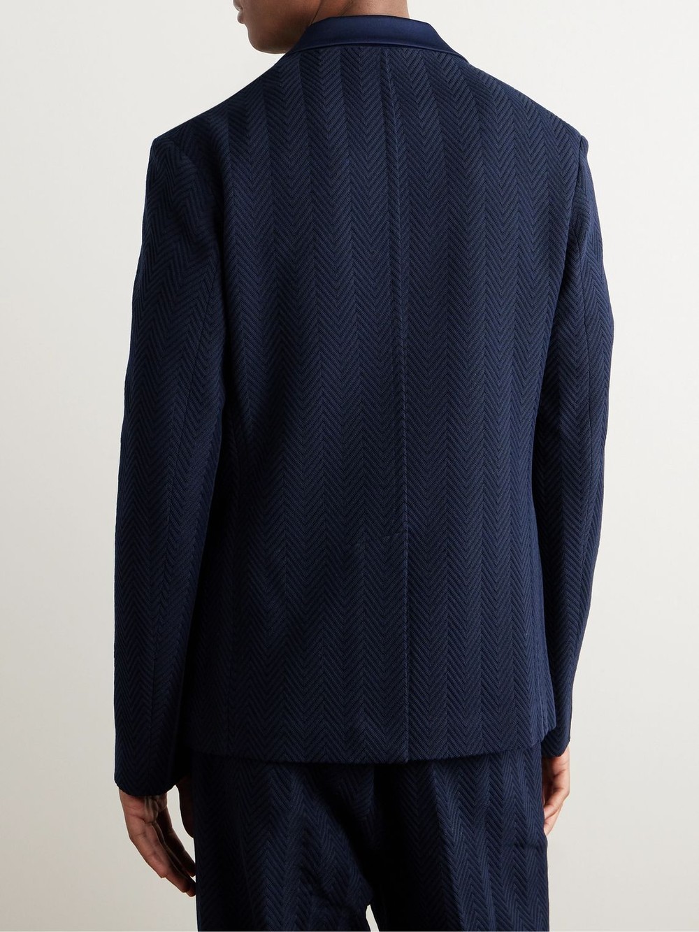 Missoni Single-breasted Chevron Blazer In Black