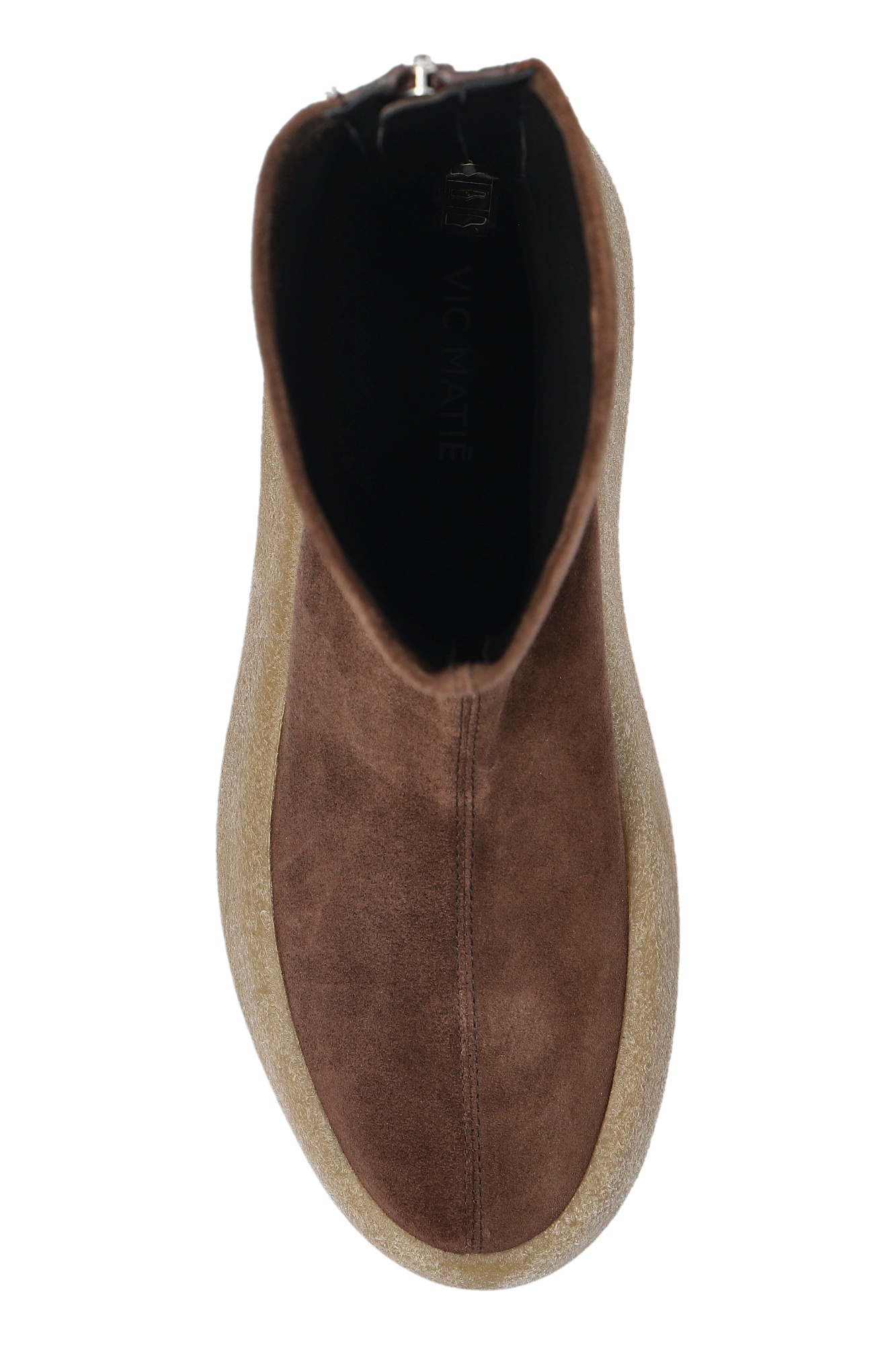 Vic Matie Zip-detail Platform Boots In Brown