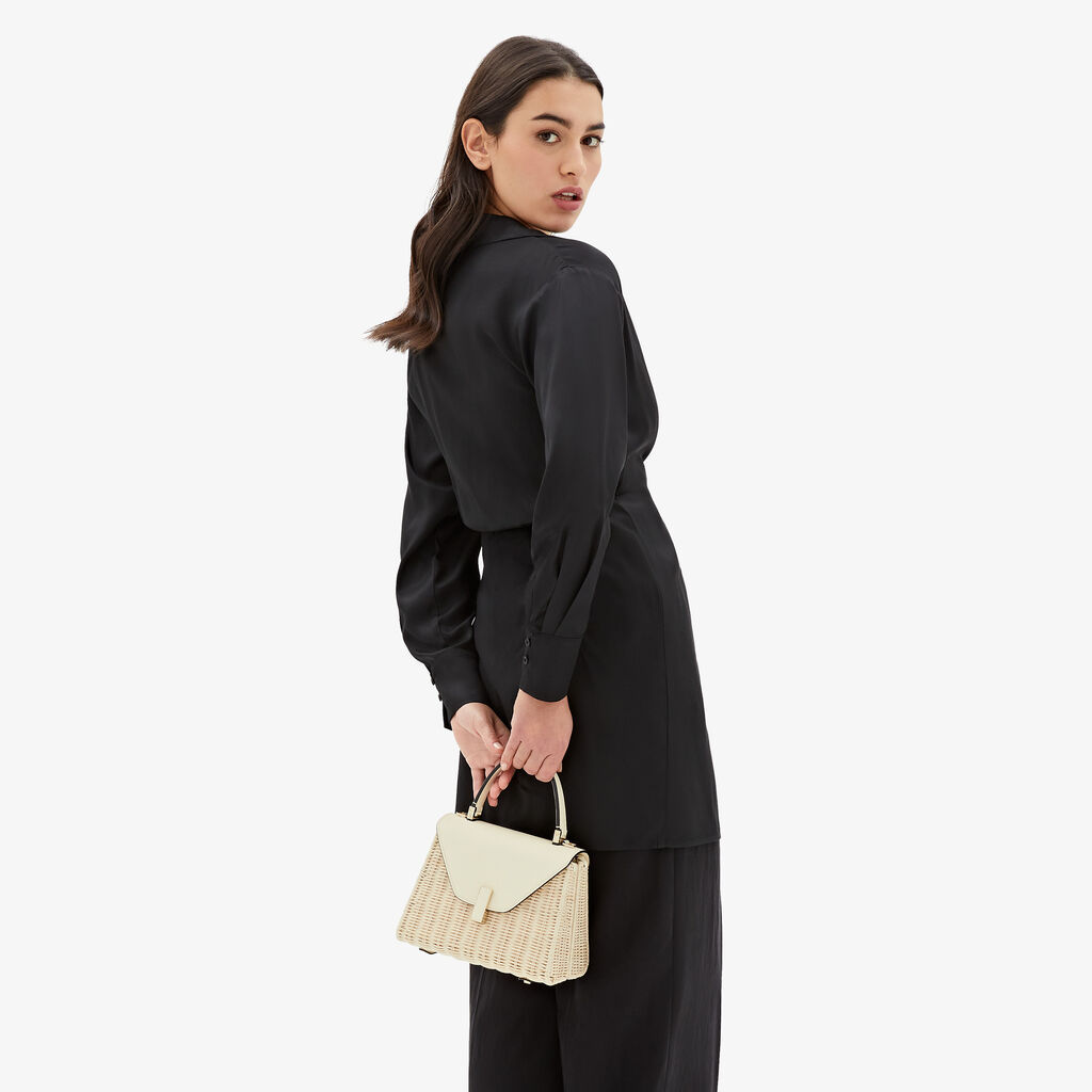 Valextra Iside Mini Shoulder Bag In Nude