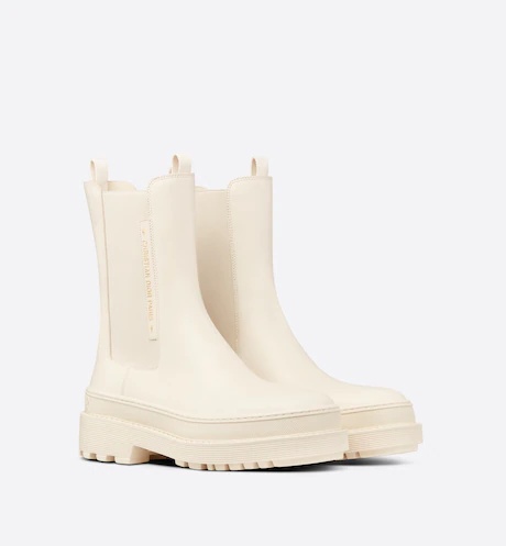Dior Trial And Ankle Boots In White