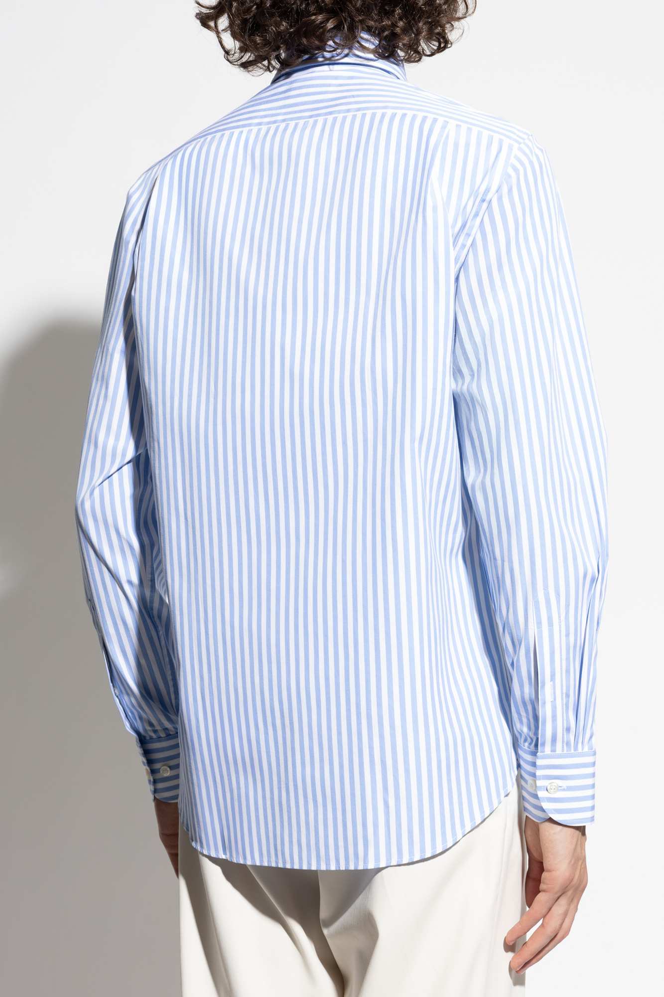 Paul & Shark Striped Shirt In Blue