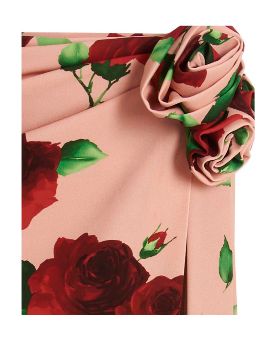 Magda Butrym Pattern Printed Mini Skirt In Pink