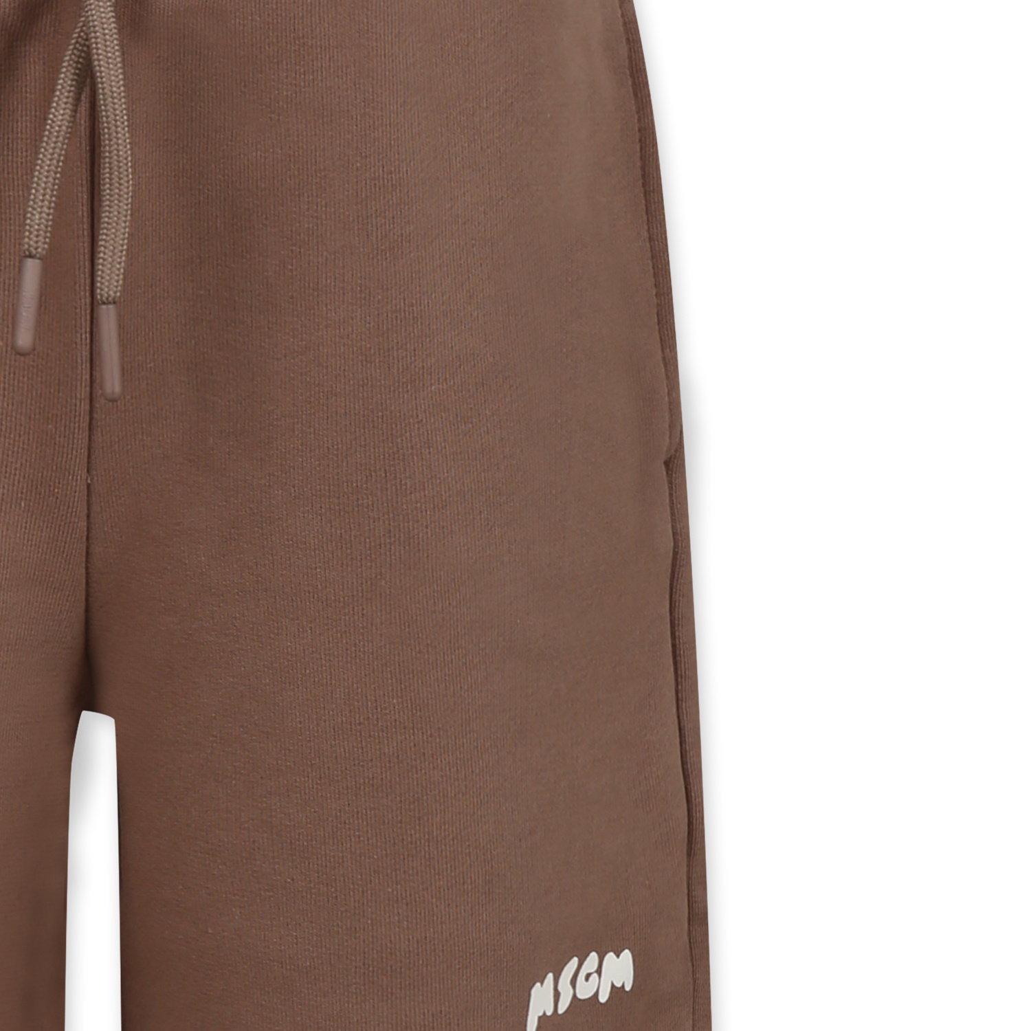 MSGM LOGO-PRINT TRACK SHORTS