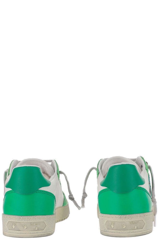 Off-white Vulcanized 5.0 Low-top Sneakers In Green