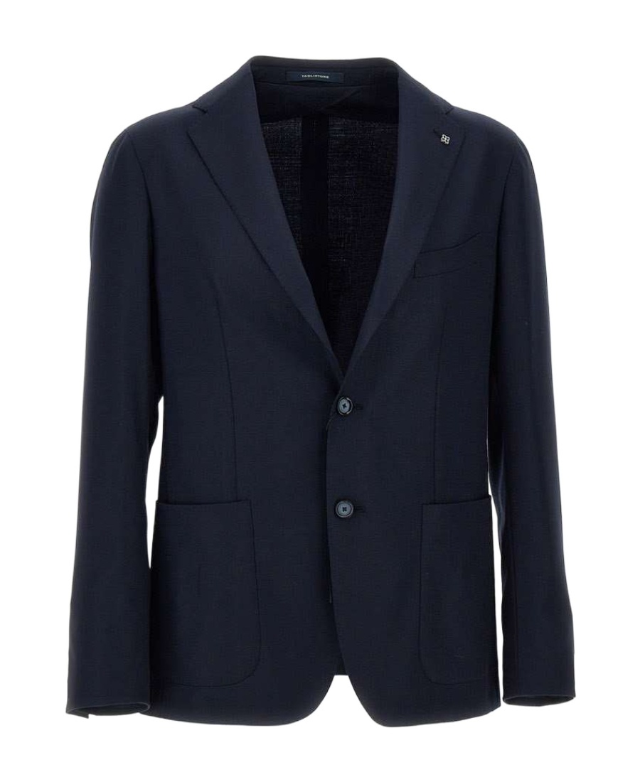 Tagliatore Brooch-detail Single-breasted Blazer In Black