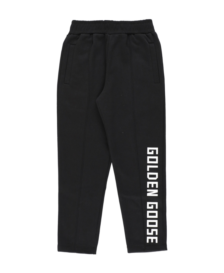 Golden Goose Logo-print Track Pants In Black