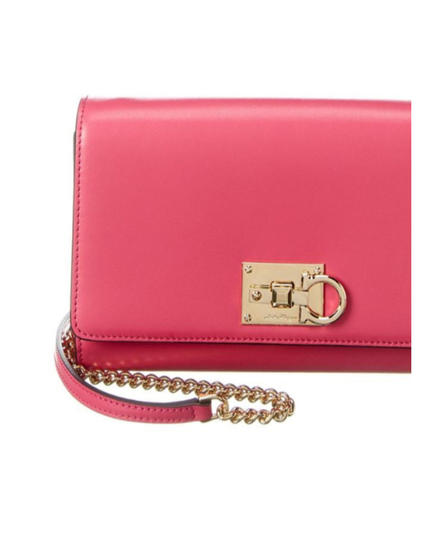 FERRAGAMO METAL BUCKLE SHOULDER BAG