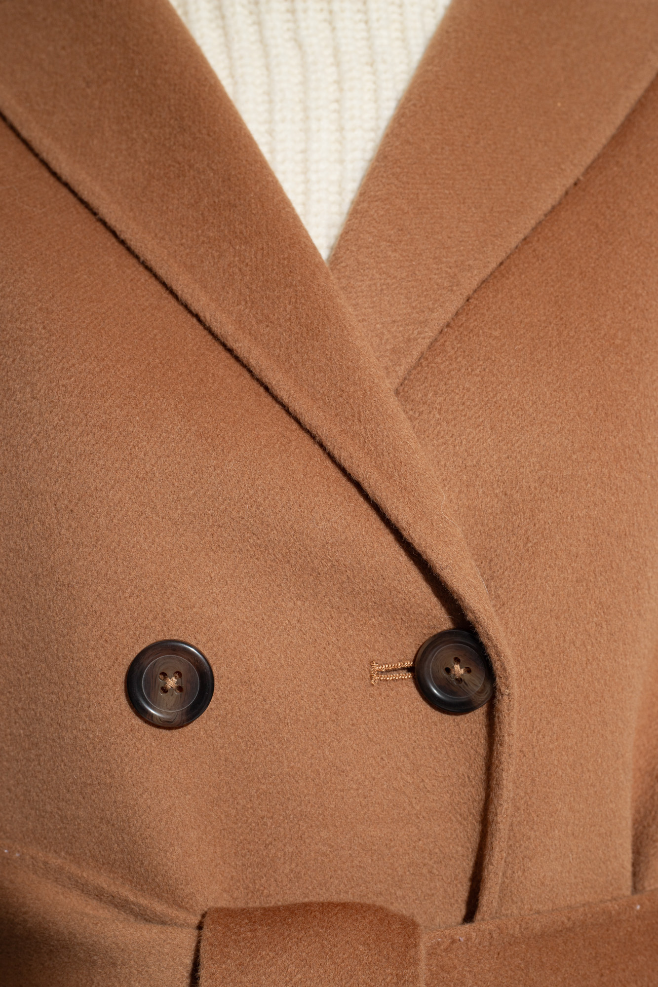 ANINE BING DYLAN BELTED DOUBLE-BREASTED COAT