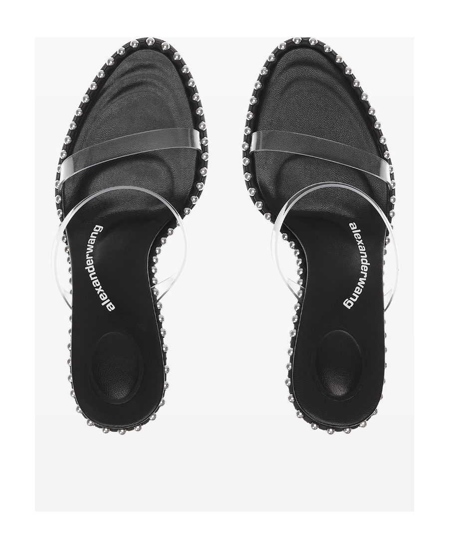 Alexander Wang Nova 85 Sandals In White