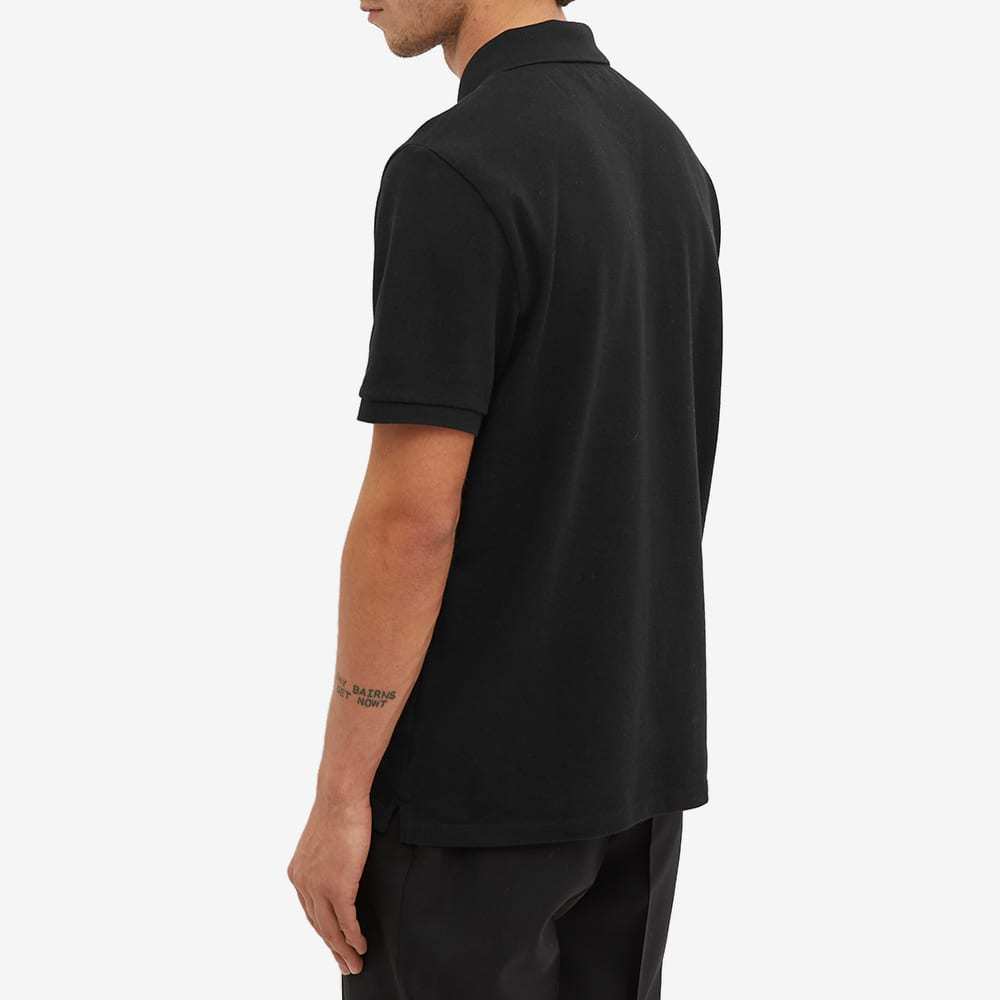 Ami Alexandre Mattiussi Ami Paris Black Ami De Coeur Polo Shirt In Black