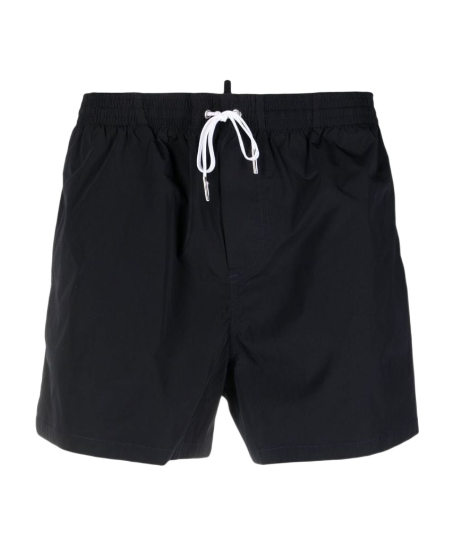 Dsquared2 Logo Beach Shorts In Black