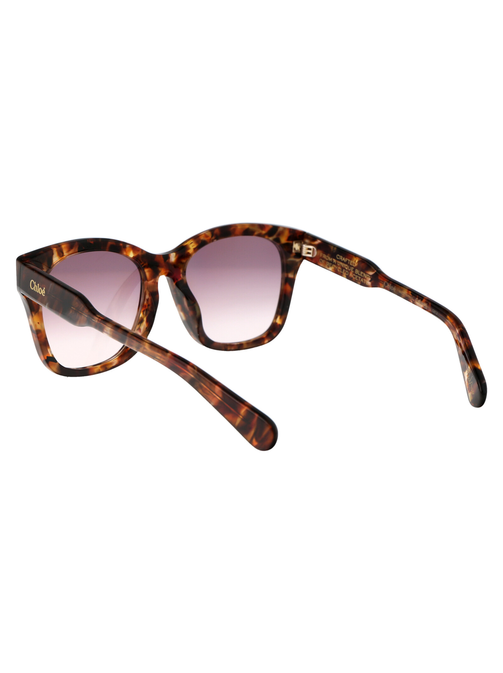 Chloé Tortoiseshell-effect Cat Eye-frame Sunglasses In Pink
